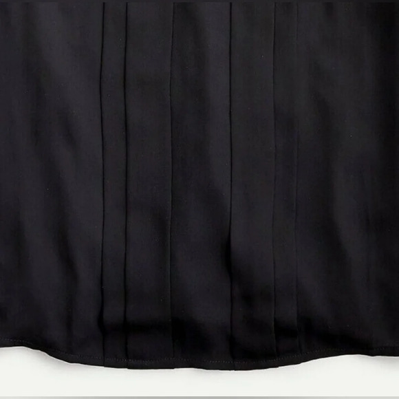 J.Crew [XS] Women's Pleated Tie-Neck Tank Blouse - Picture 4 of 9